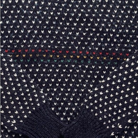 Vintage 80s OP Ocean Pacific Wool Blend Sweater Navy Blue - Picture 3 of 4